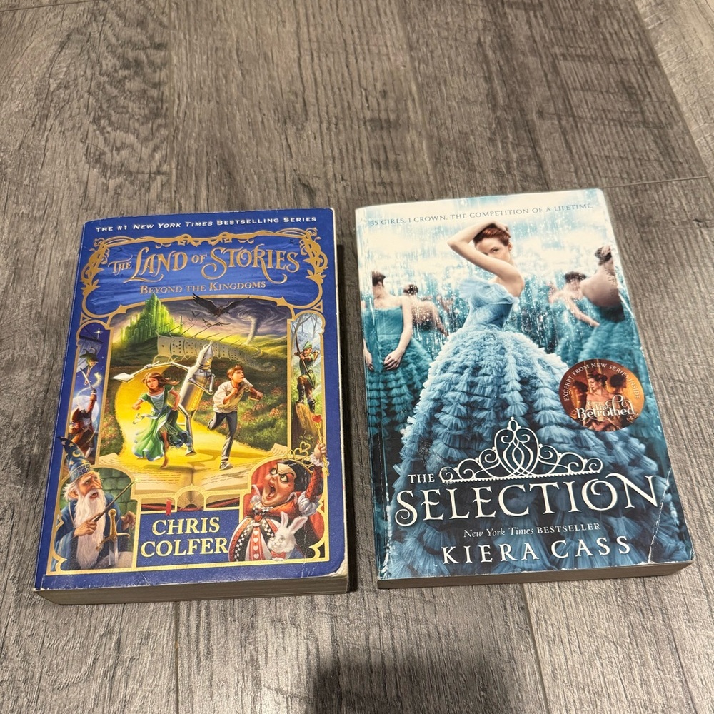 The Selection and The Land of Stories. 2 Young Adult Novels
